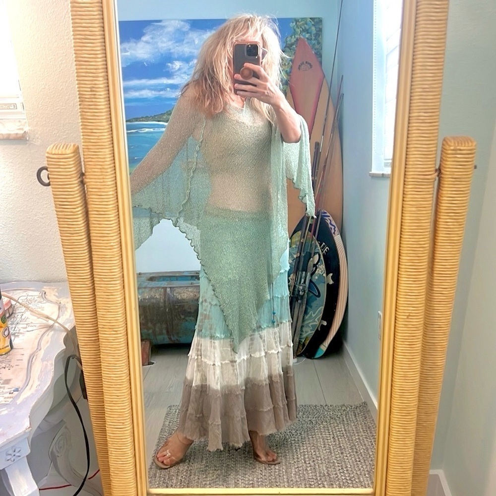 GAYA Artisan Made by Hand, Overlay Cape/shawl/lightweight Cover for any outfit